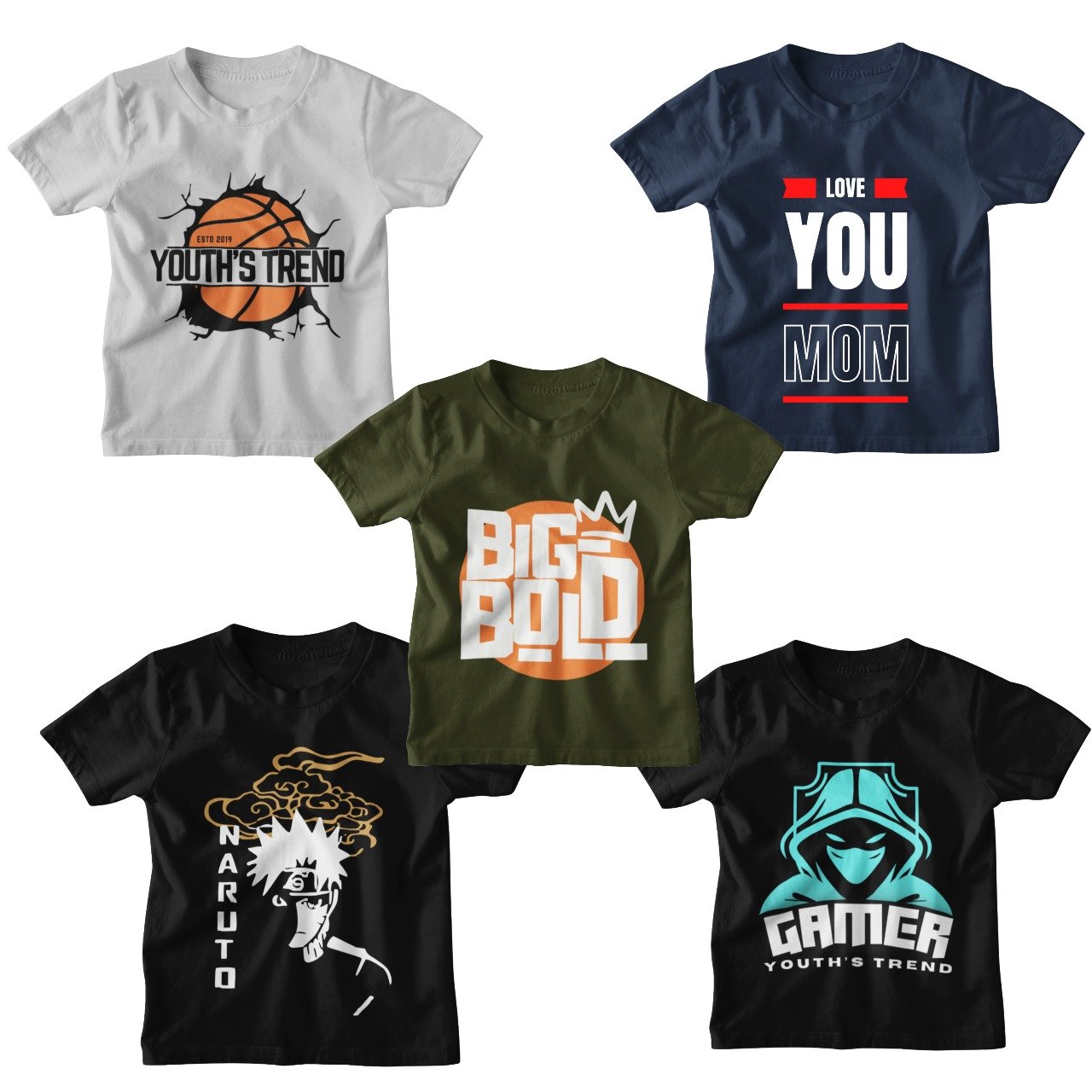 Boys' Printed T-Shirt Combo